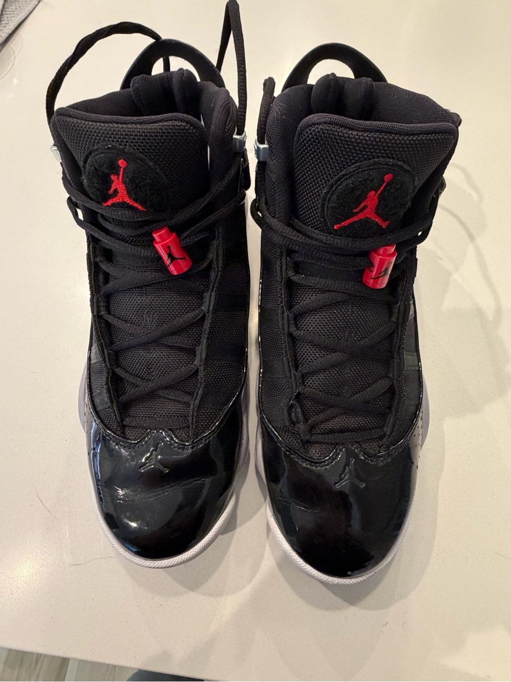 Nike Jordan 6 Rings Cool Grey Black Red – Excellent Condition – Worn 2x
